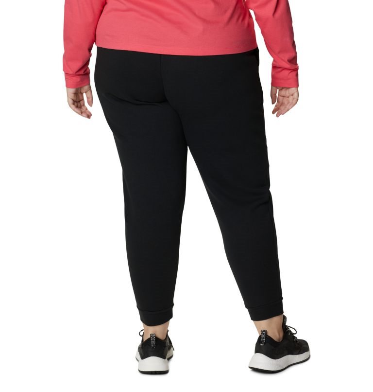 Pantaloni Jogger Columbia Logo Fleece Dama Negrii | Plus Size MQMASQ81Z